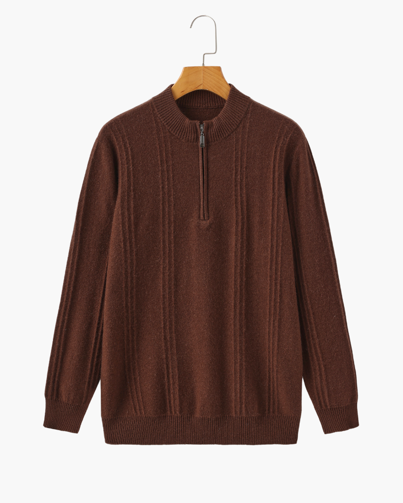MANSSINO™ | RIBBED HALF-ZIP