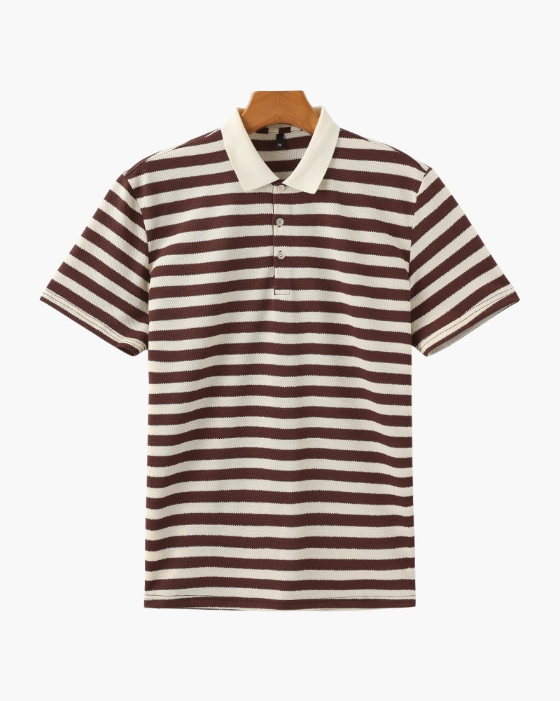 MANSSINO™ | COASTAL STYLE STRIPED POLO