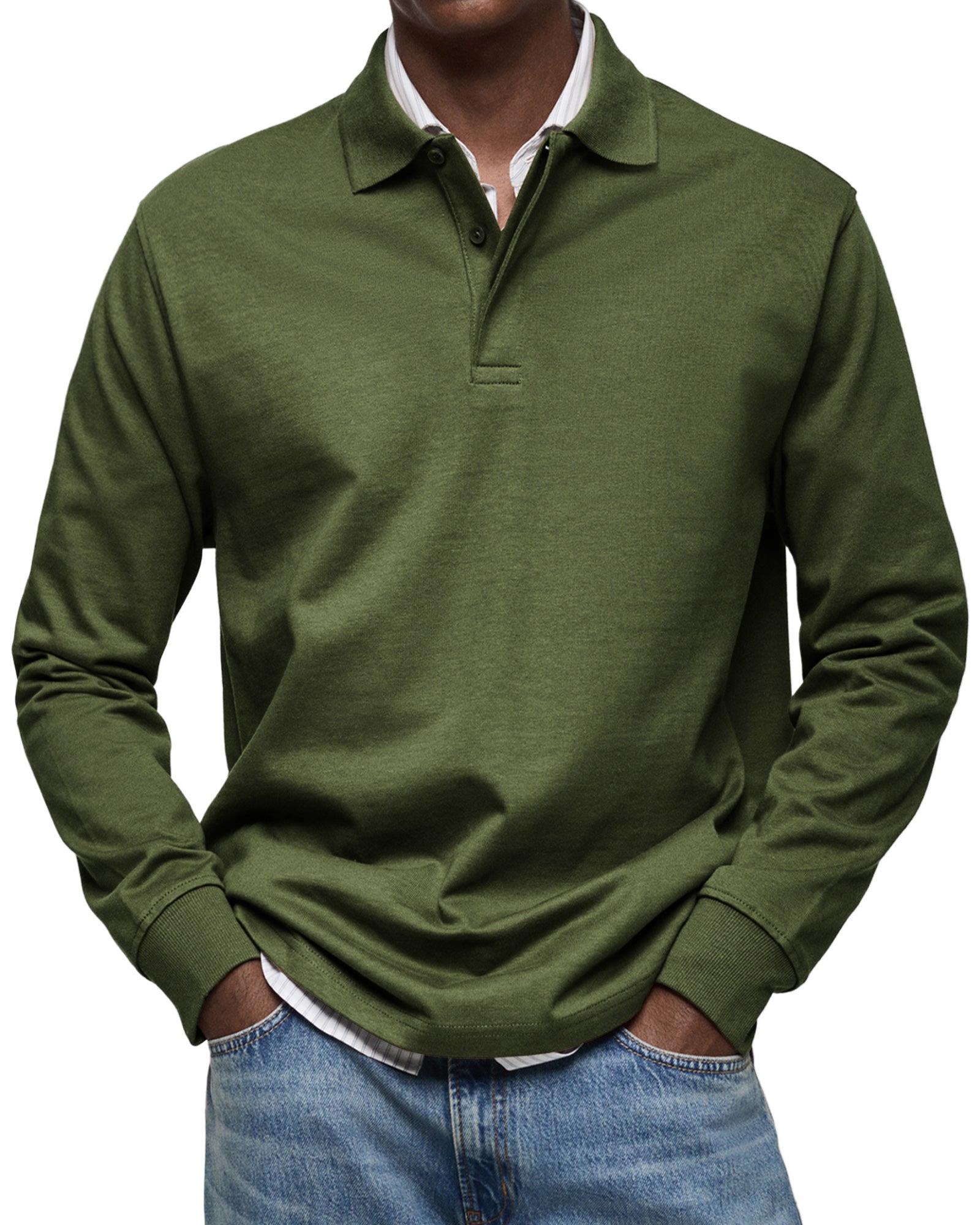 MANSSINO™ | Long Sleeve Polo Shirt