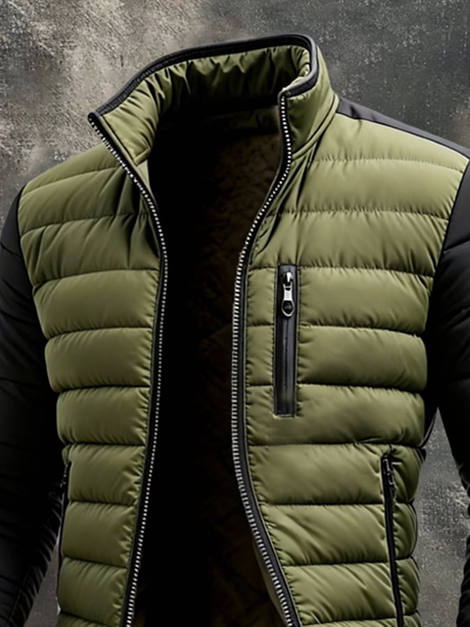 MANSSINO™ | Men's Quilted Padded Jacket
