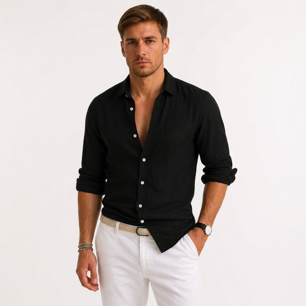 MANSSINO™ | Men's Button-Up Shirt