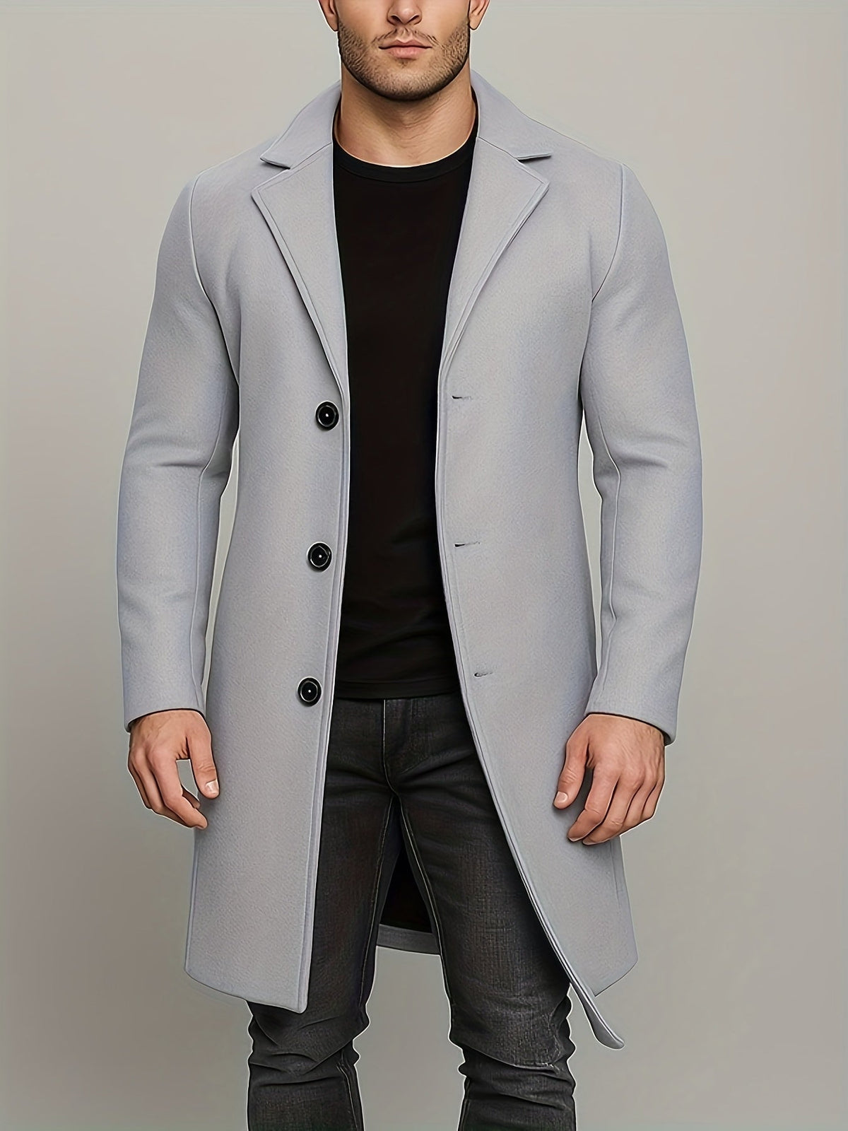 MANSSINO™ | Men’s Button-Up Coat