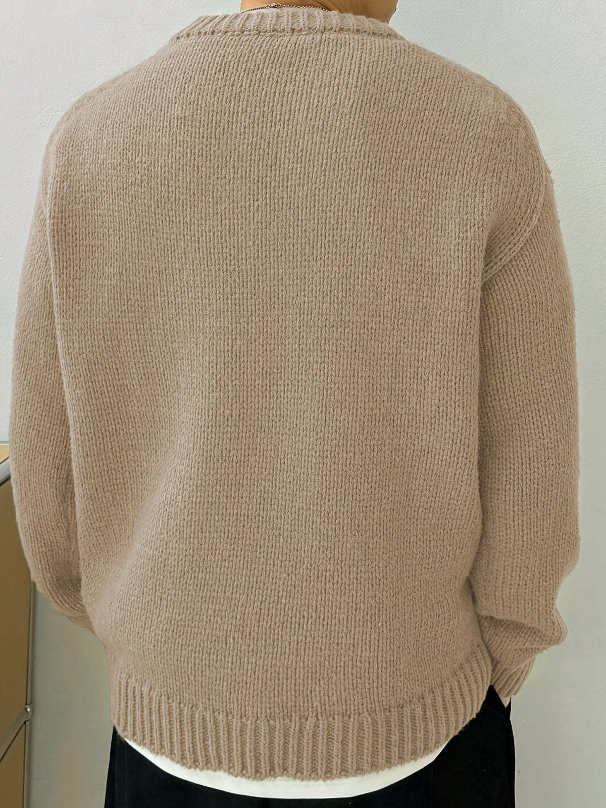MANSSINO™ | MEN'S CREW-NECK KNIT SWEATER