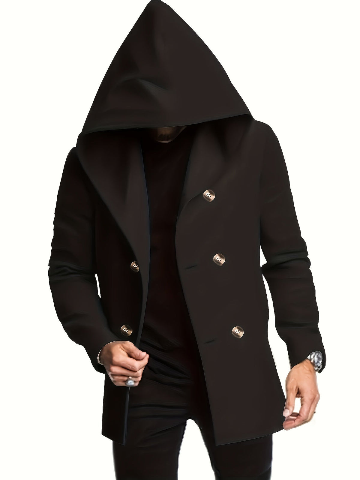 MANSSINO™ | Men's Hooded Mid-Length Coat