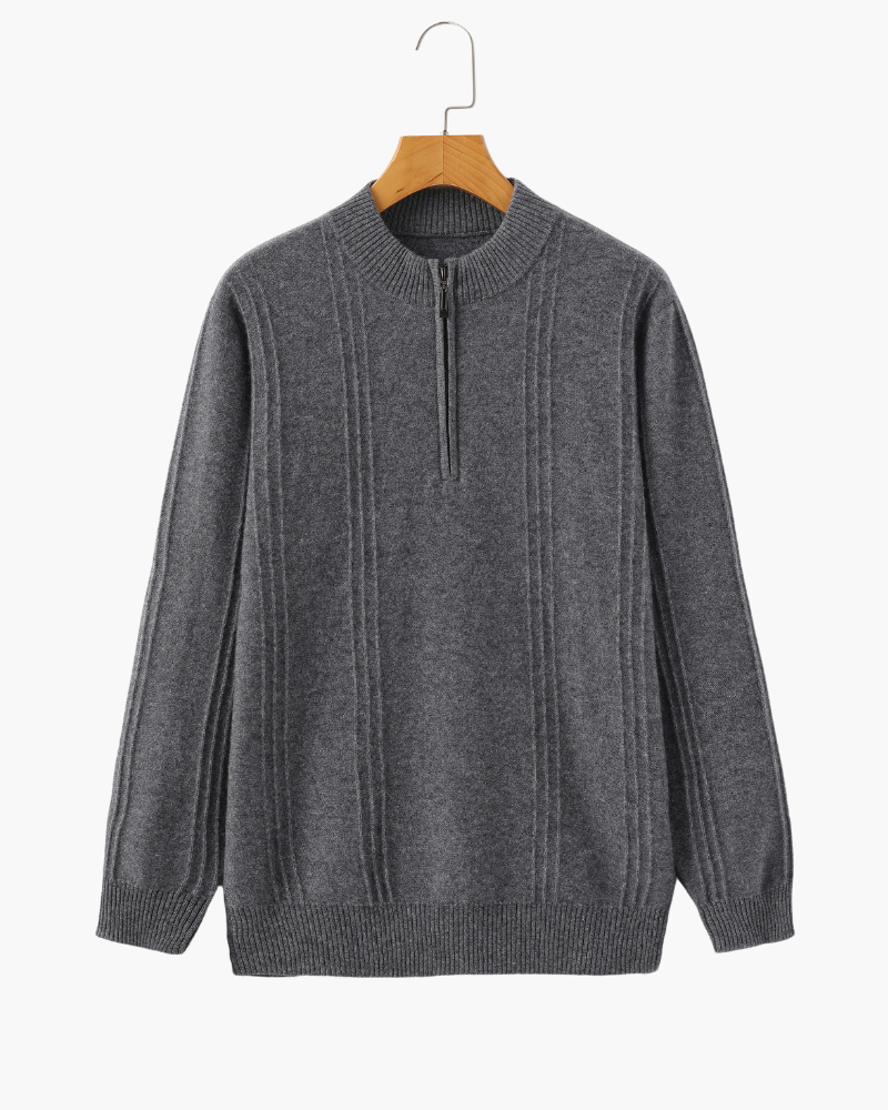 MANSSINO™ | RIBBED HALF-ZIP