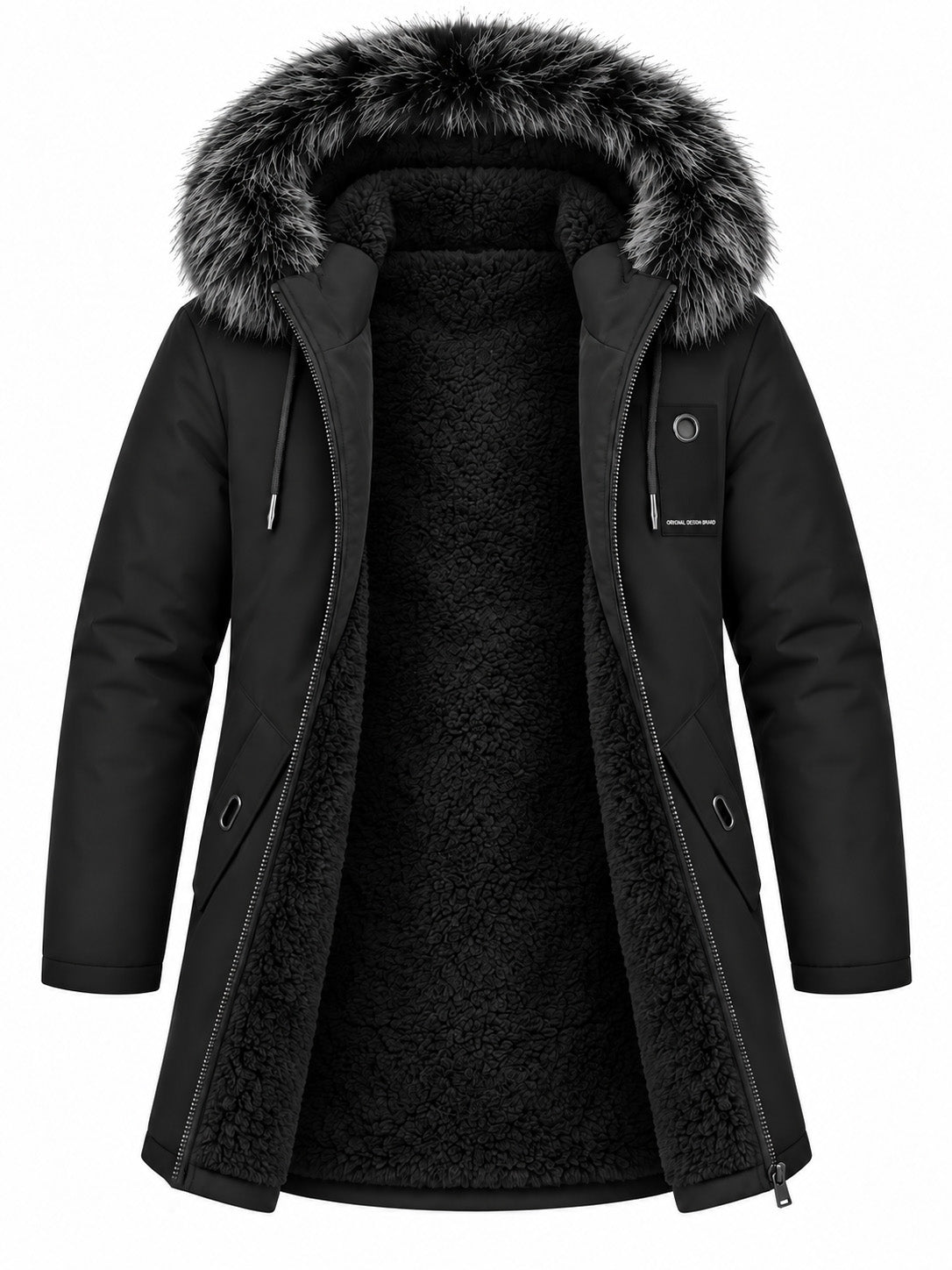 MANSSINO™ | Men's Windproof Hooded Thermal Mid-Length Parka Jacket