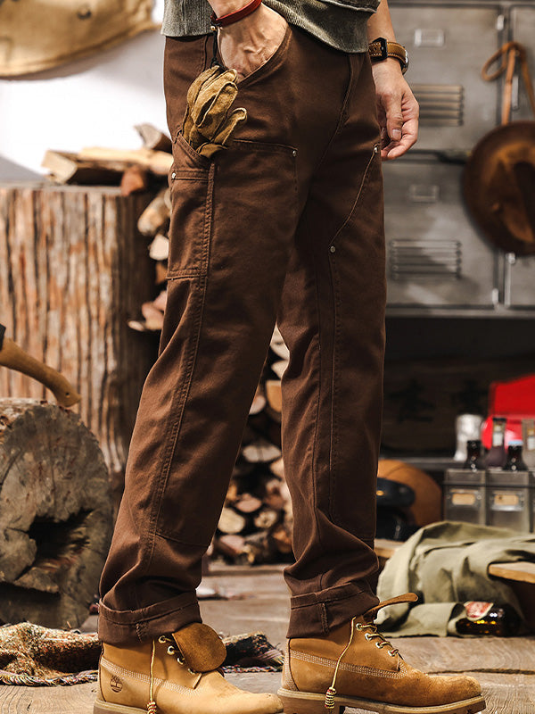 MANSSINO™ | Mens Cotton Utility Trousers