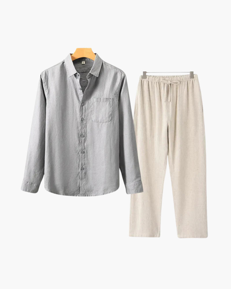 MANSSINO™ | Long-sleeve linen set