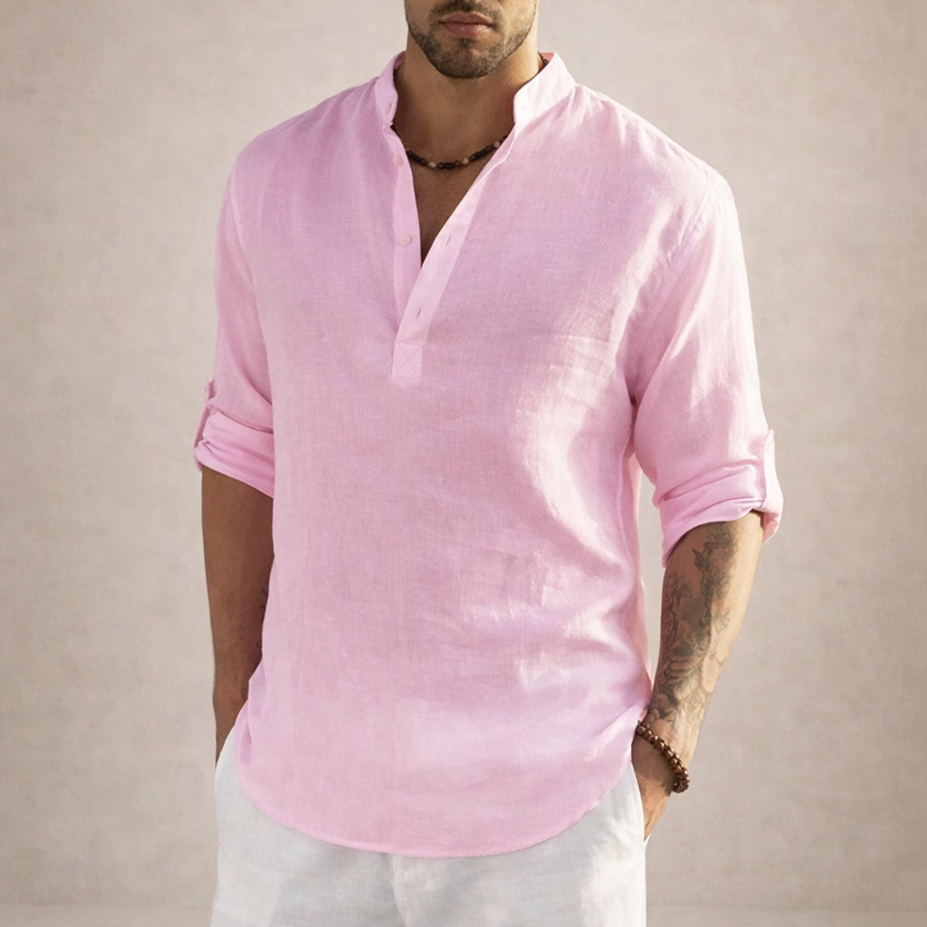 MANSSINO™ | Stand Collar Shirt
