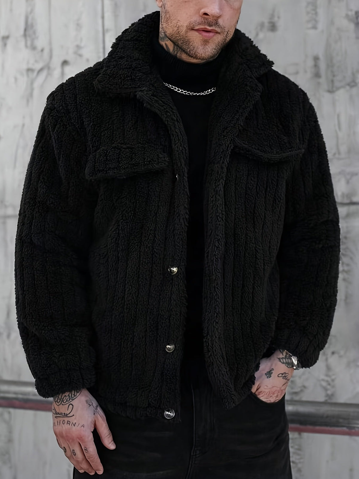MANSSINO™ | Men’s Striped Knit Jacket