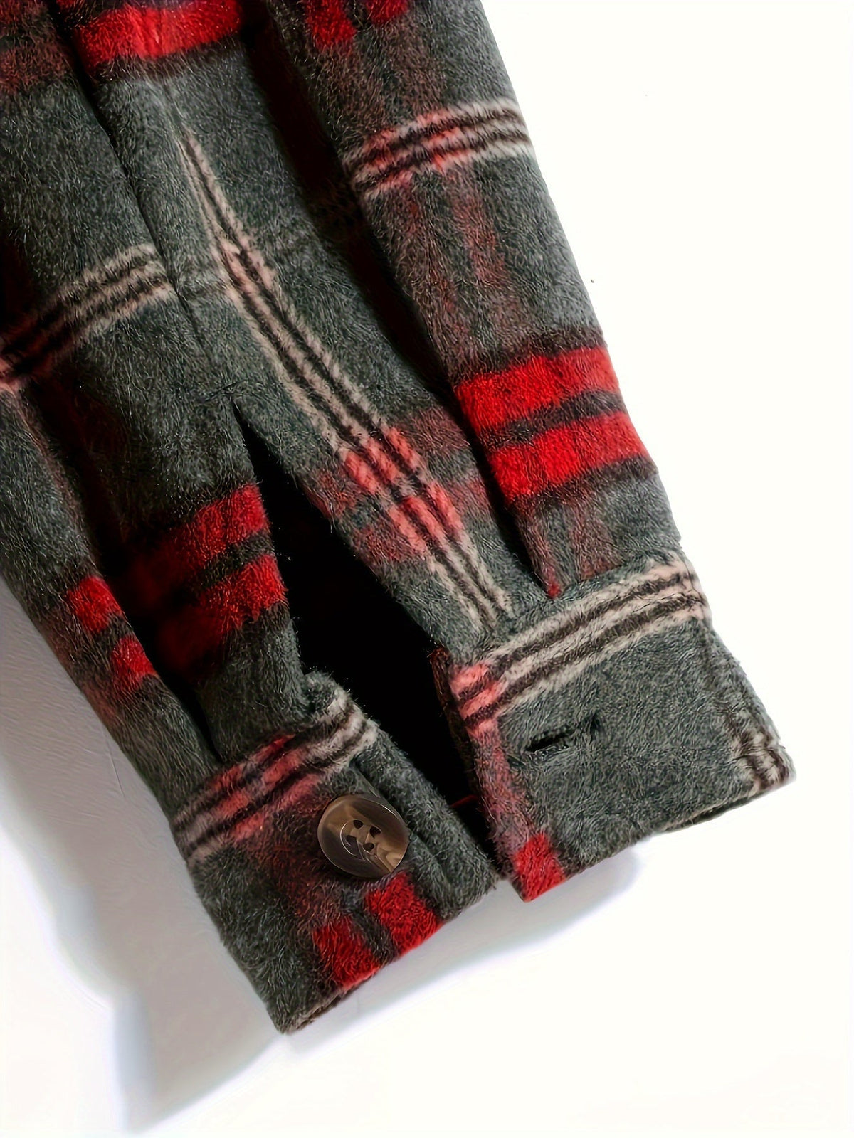 MANSSINO™ | Christmas Hooded Plaid Jacket