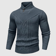 MANSSINO™ | Cable-Knit Stand-Collar