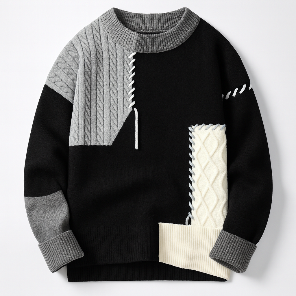 MANSSINO™ | MEN'S PATCHWORK SWEATER