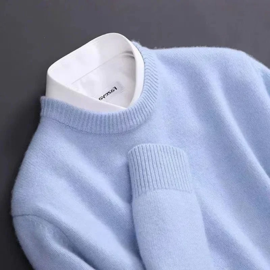 MANSSINO™ | Pure Cashmere Knit Long Sleeve
