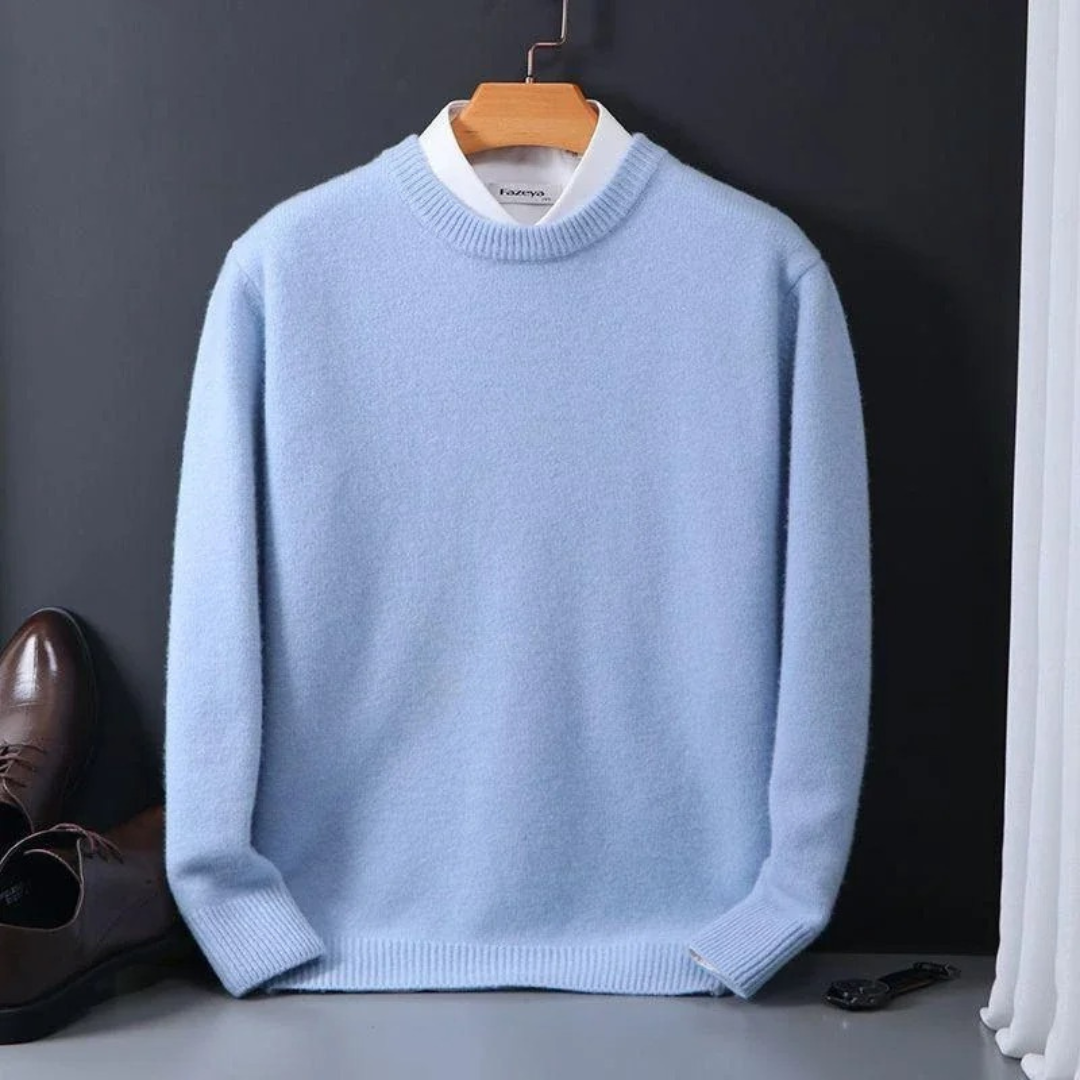 MANSSINO™ | Pure Cashmere Knit Long Sleeve