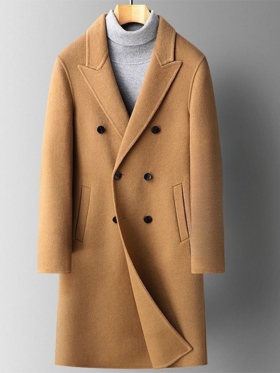 MANSSINO™ | MEN'S MID-LENGTH LAPEL COAT