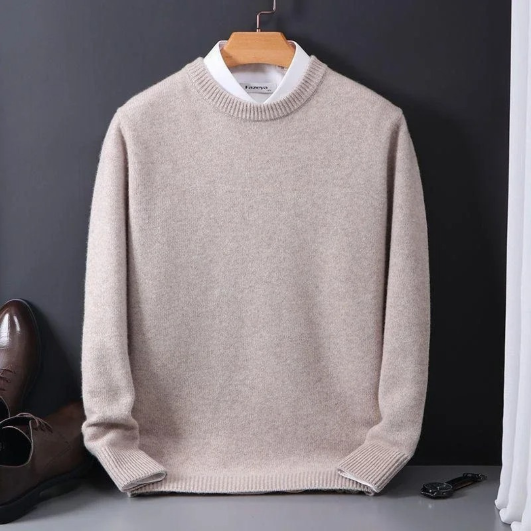 MANSSINO™ | Pure Cashmere Knit Long Sleeve