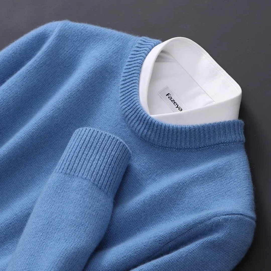 MANSSINO™ | Pure Cashmere Knit Long Sleeve