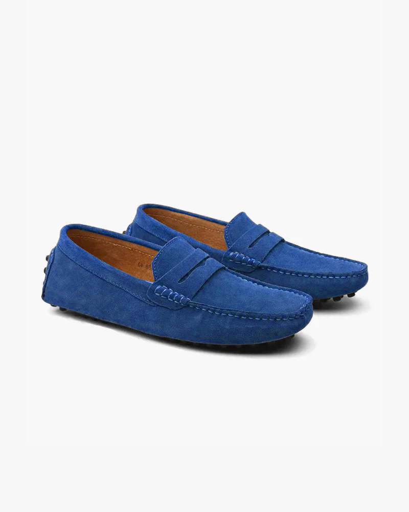 MANSSINO™ | Suede driver loafers