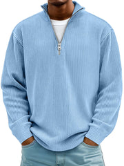 MANSSINO™ | Shape-Hold Half-Zip Knit