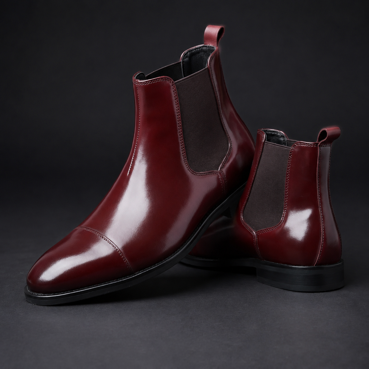 MANSSINO™ | Calvino Leather Chelsea Boots