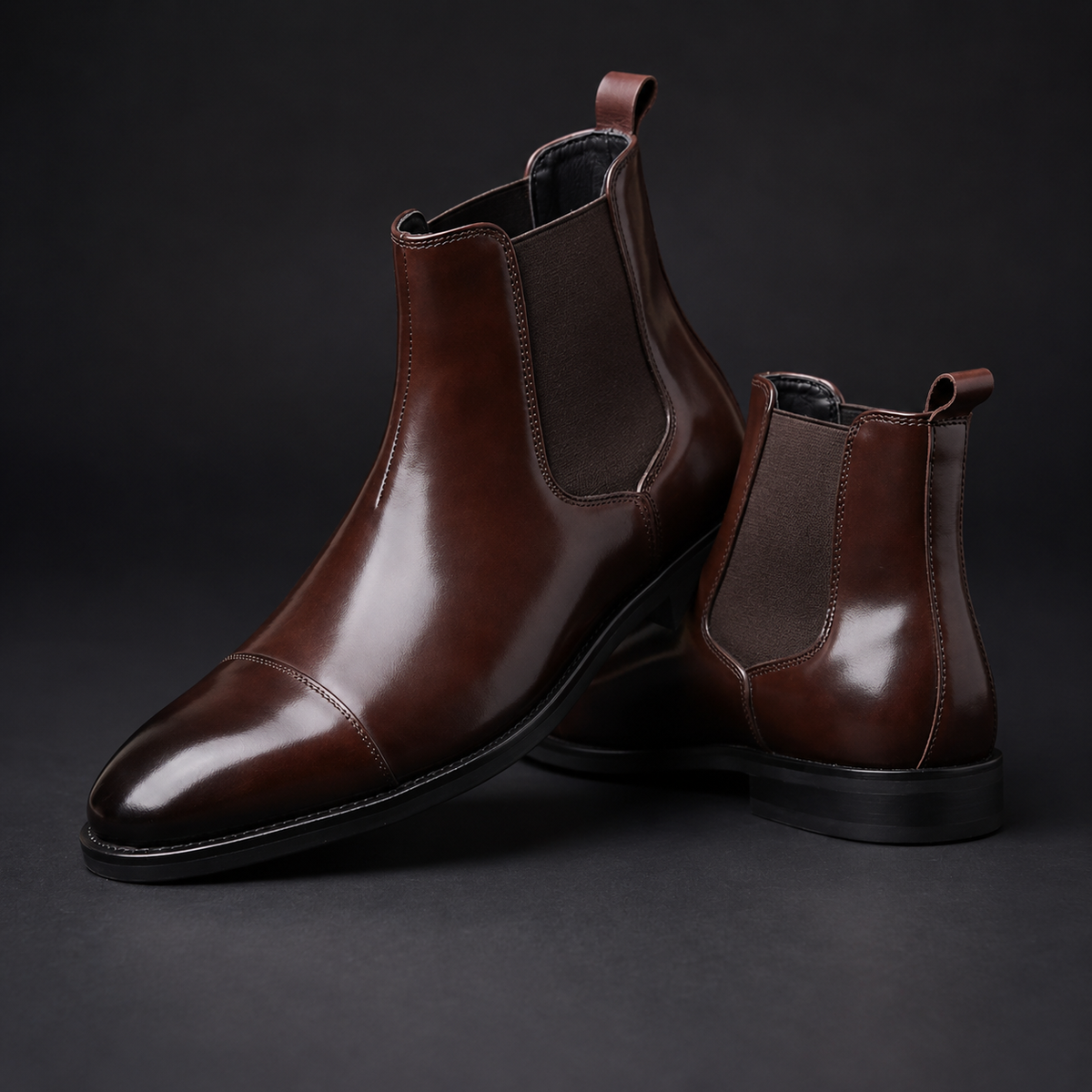 MANSSINO™ | Calvino Leather Chelsea Boots