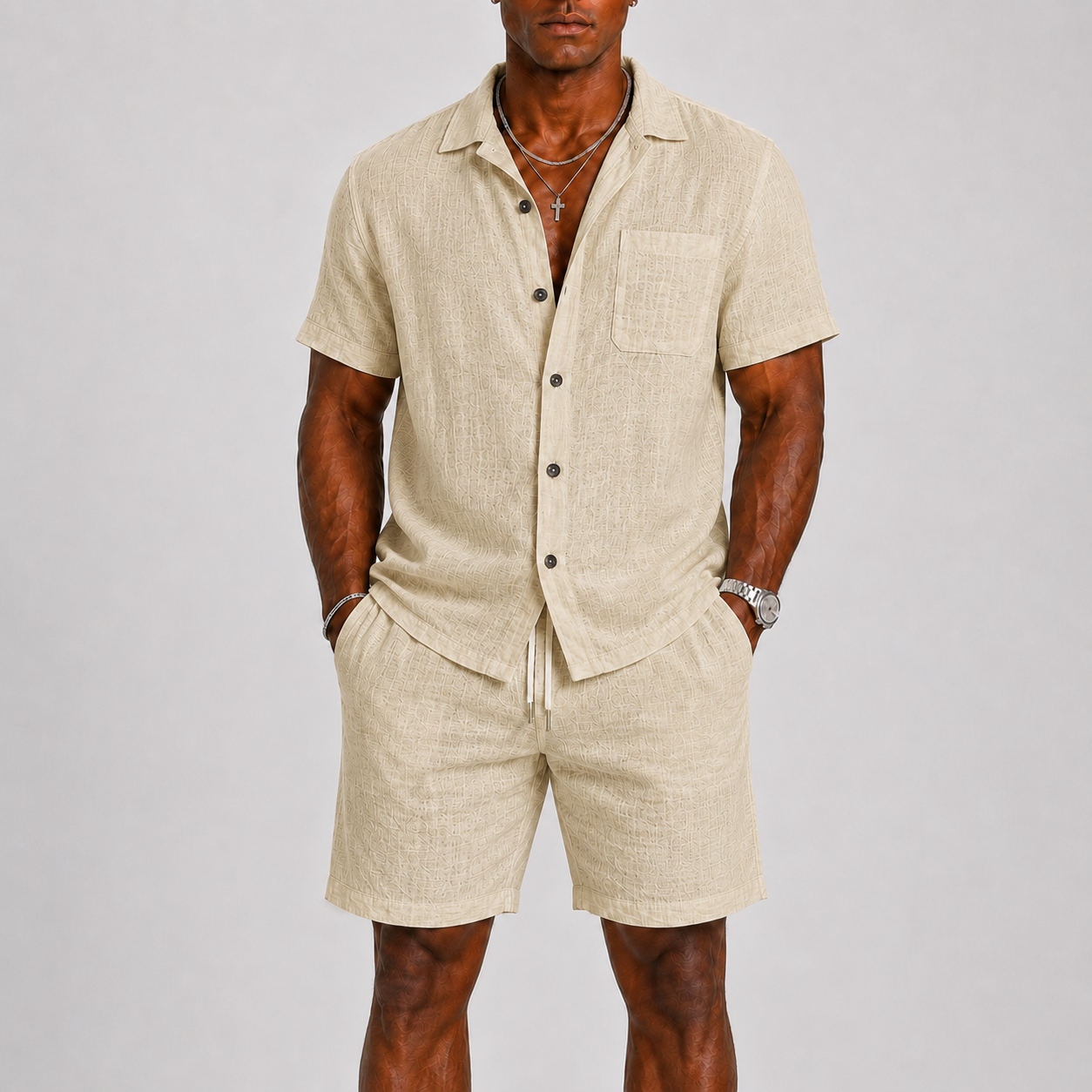 MANSSINO™ | Linen Co-Ord