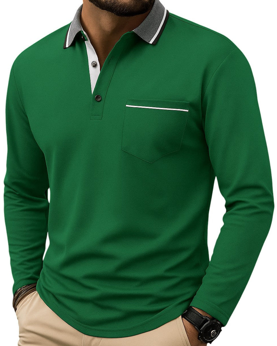 MANSSINO™ | Classic Long-Sleeve Polo