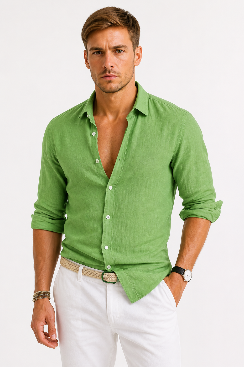 MANSSINO™ | Men's Button-Up Shirt