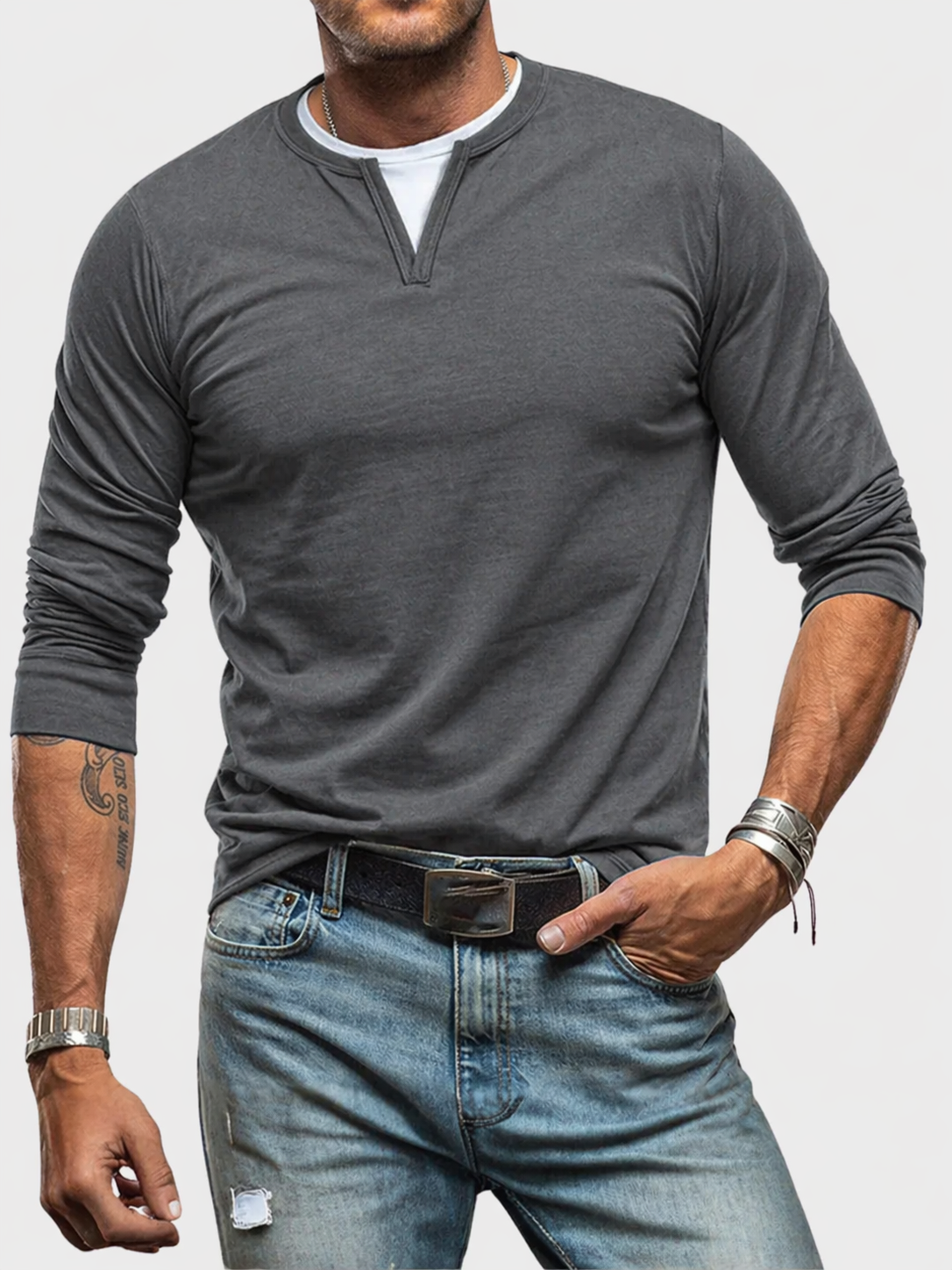 MANSSINO™ | Men's V-Neck Short-Sleeve Tee