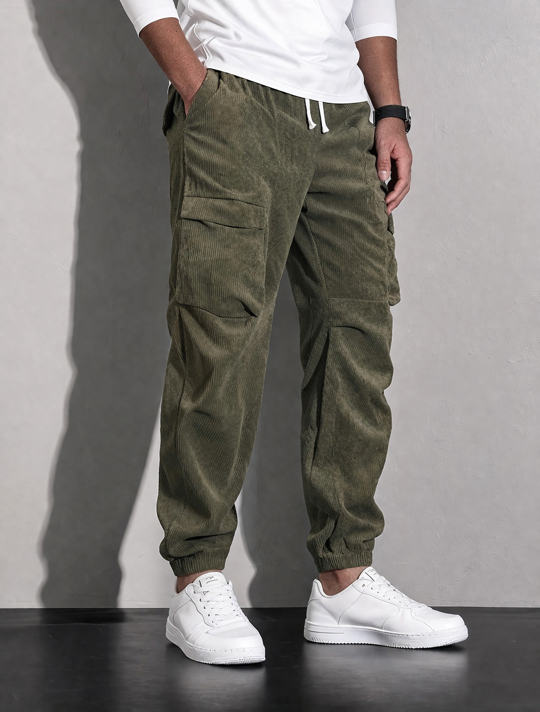 MANSSINO™ | Men's Corduroy Cargo Joggers