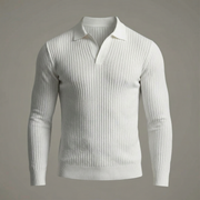 MANSSINO™ | Open-Collar Knitted Shirt