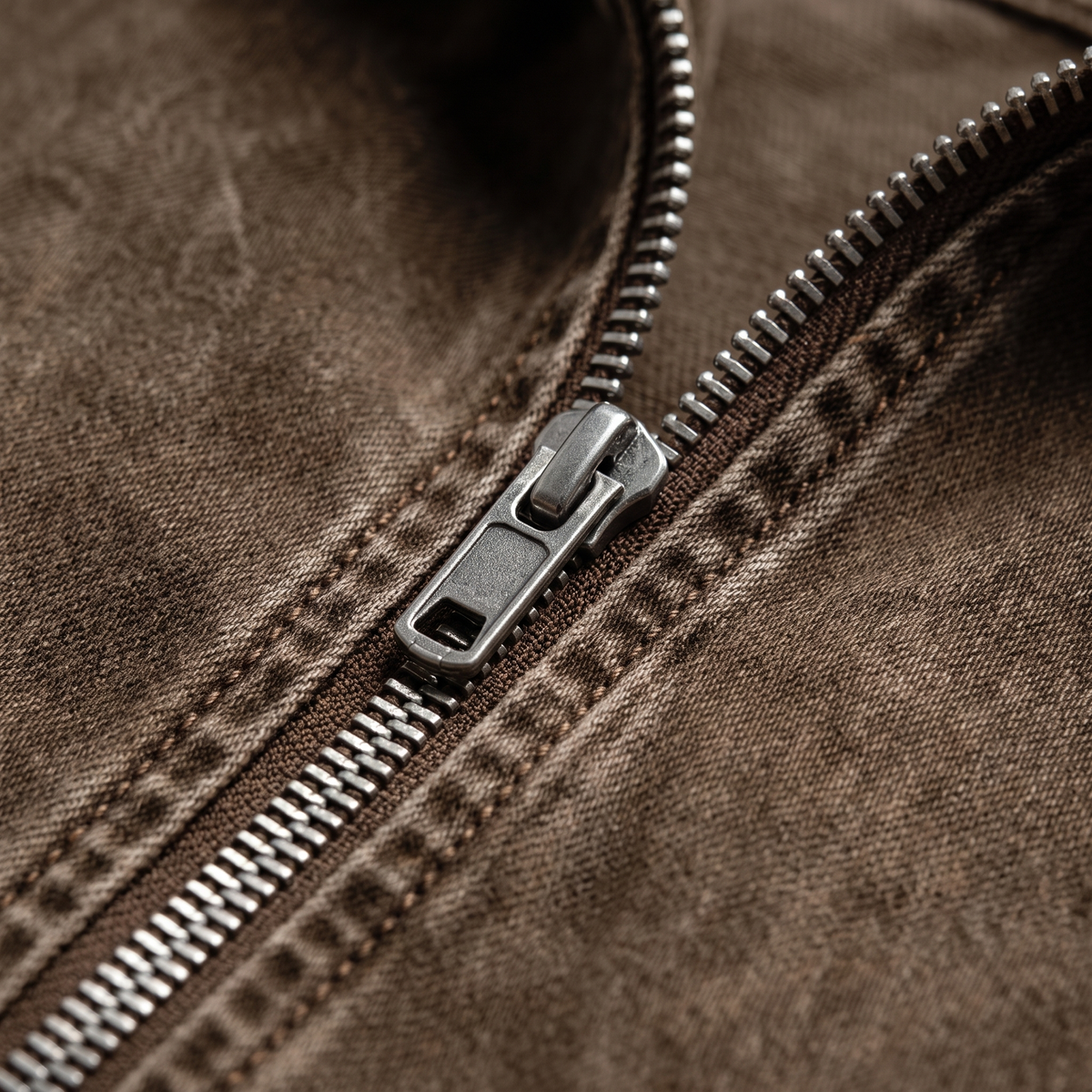 MANSSINO ™ | RIVINGTON HALF-ZIP DENIM JACKET