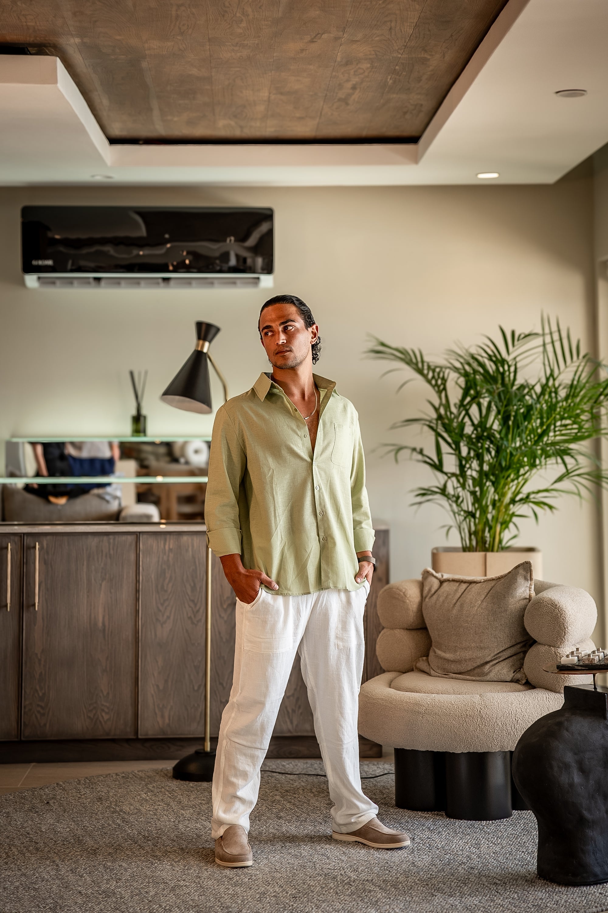 MANSSINO™ | Long-sleeve linen set