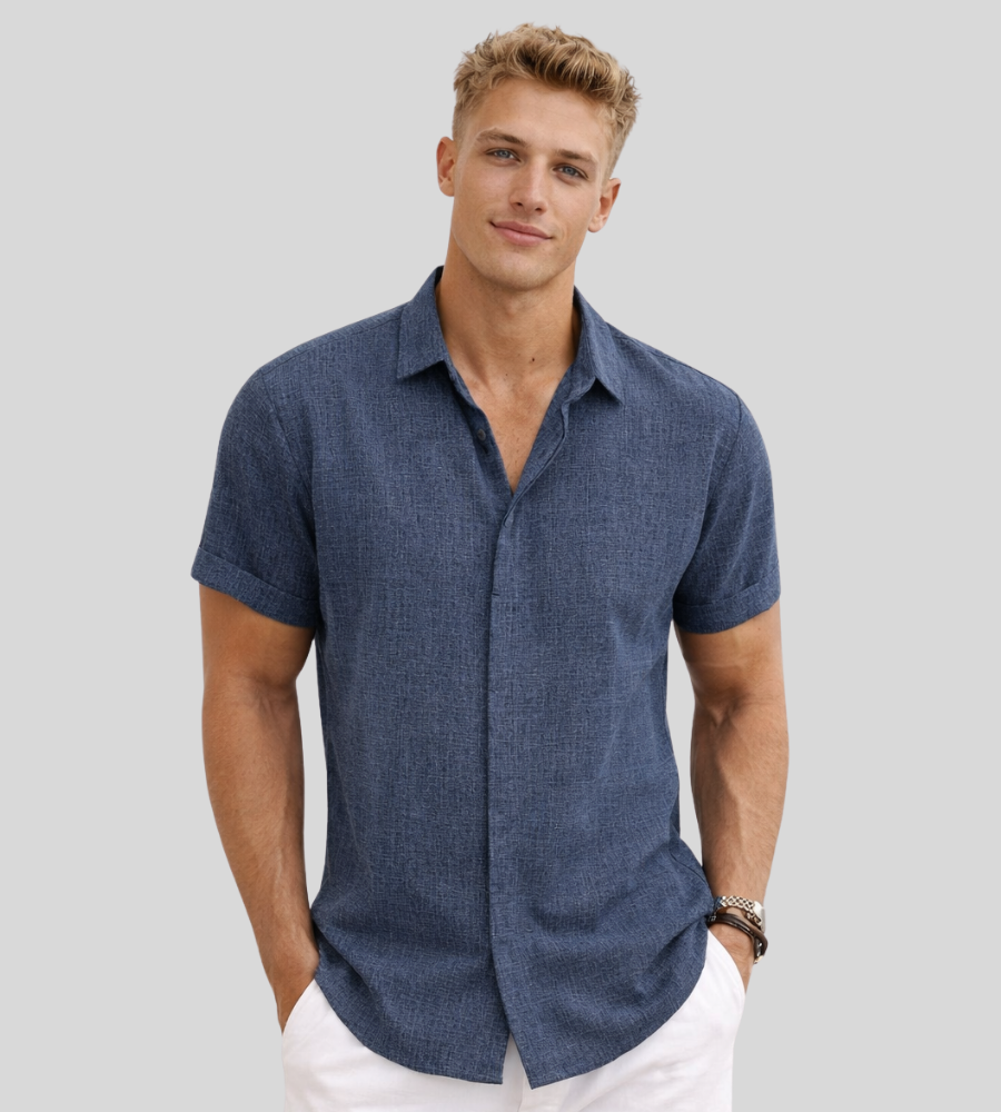 MANSSINO™ | Linen Short-Sleeve