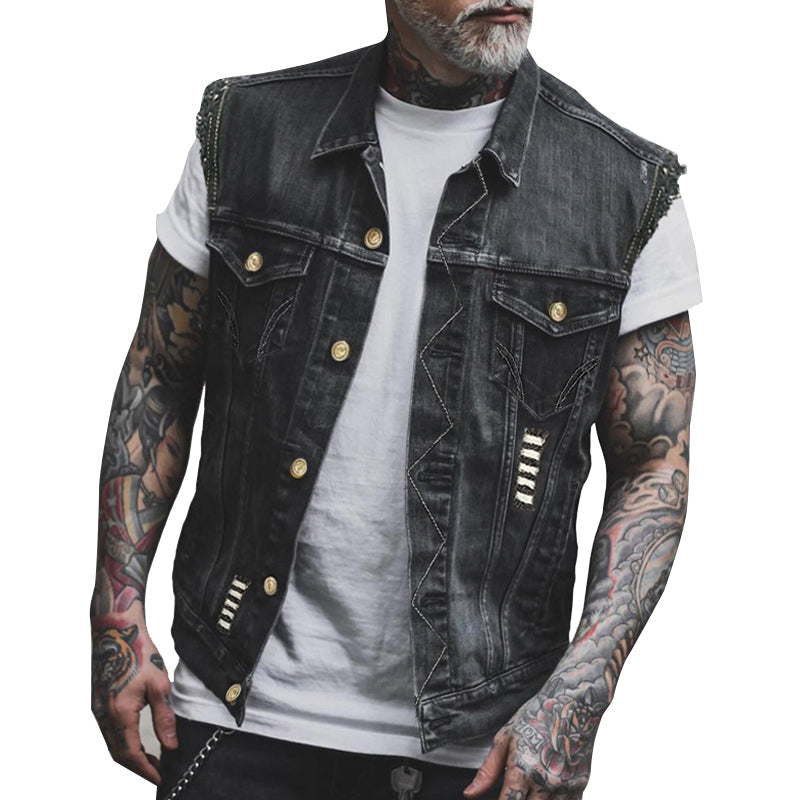 MANSSINO™ | Denim Vest