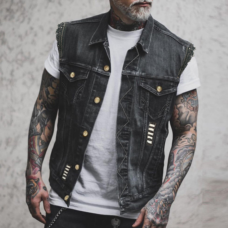 MANSSINO™ | Denim Vest