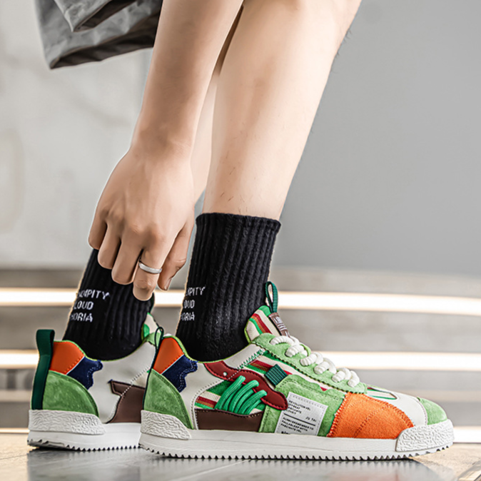MANSSINO™ | Retro Color-Block Trainers