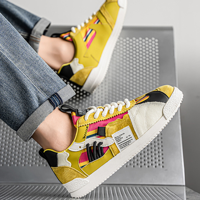 MANSSINO™ | Retro Color-Block Trainers