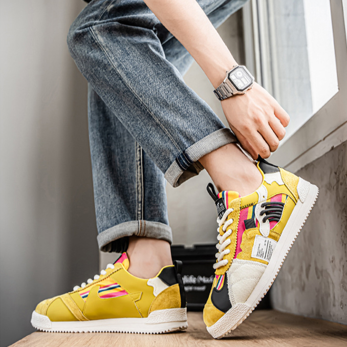 MANSSINO™ | Retro Color-Block Trainers