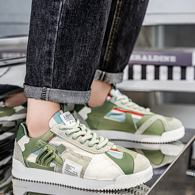 MANSSINO™ | Retro Color-Block Trainers