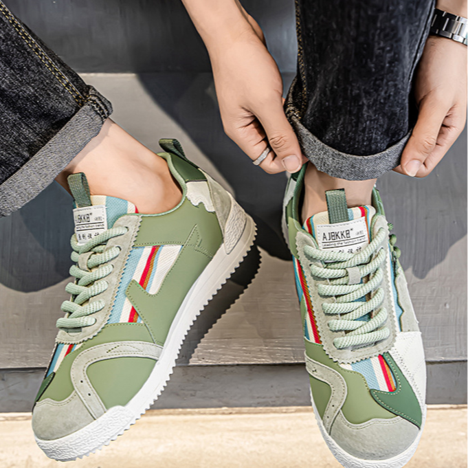 MANSSINO™ | Retro Color-Block Trainers
