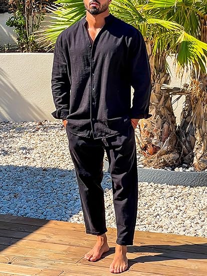 MANSSINO™ | Cotton-Linen Coordinated Outfit