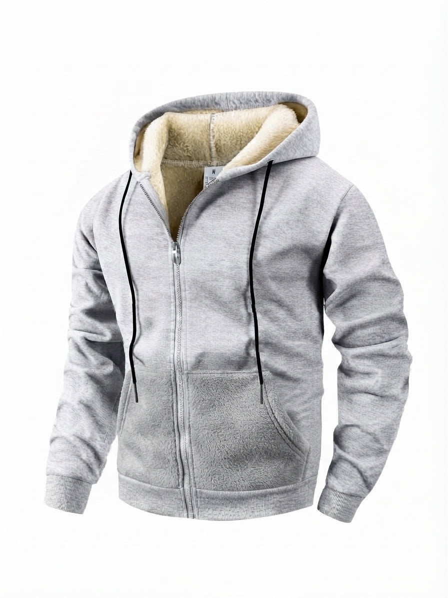 MANSSINO™ | Men's Fleece Zip-Up Hoodie