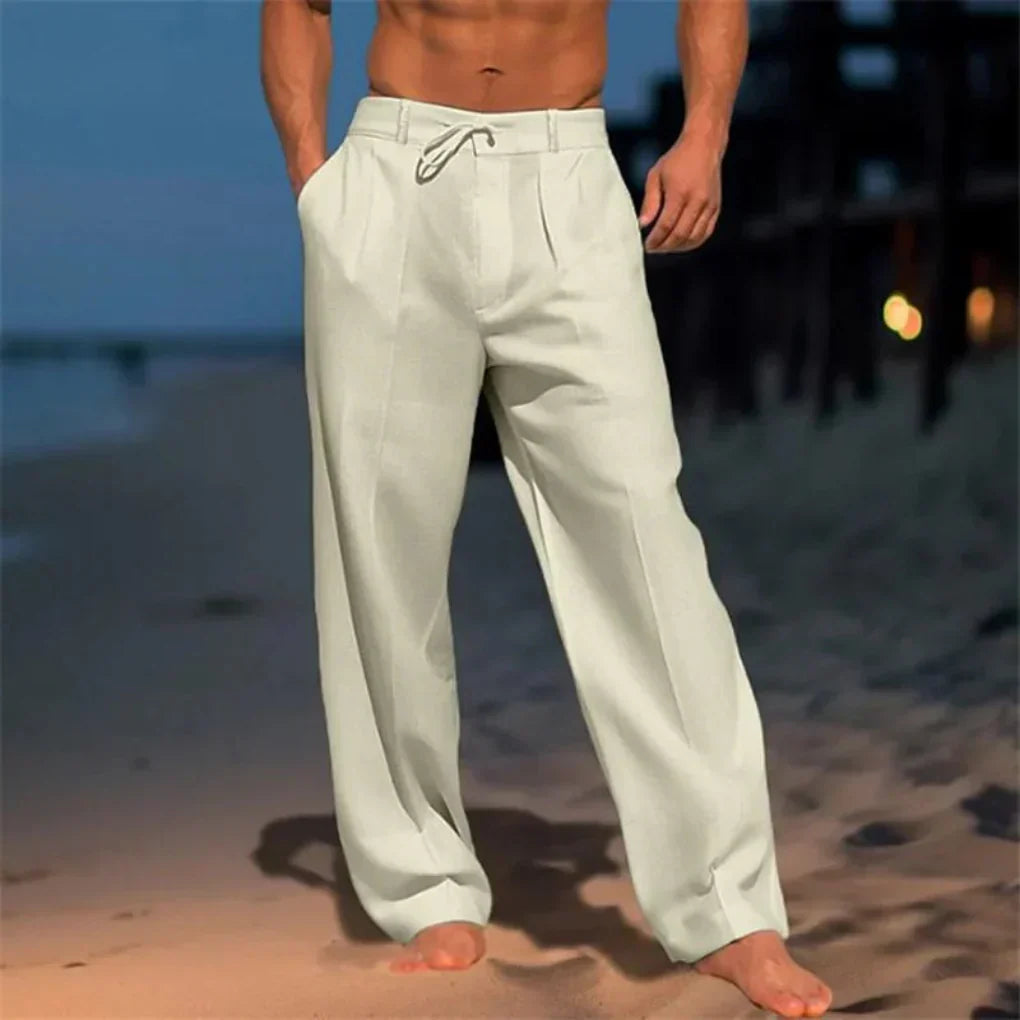 MANSSINO™ | Men's Polyester Blend Trousers