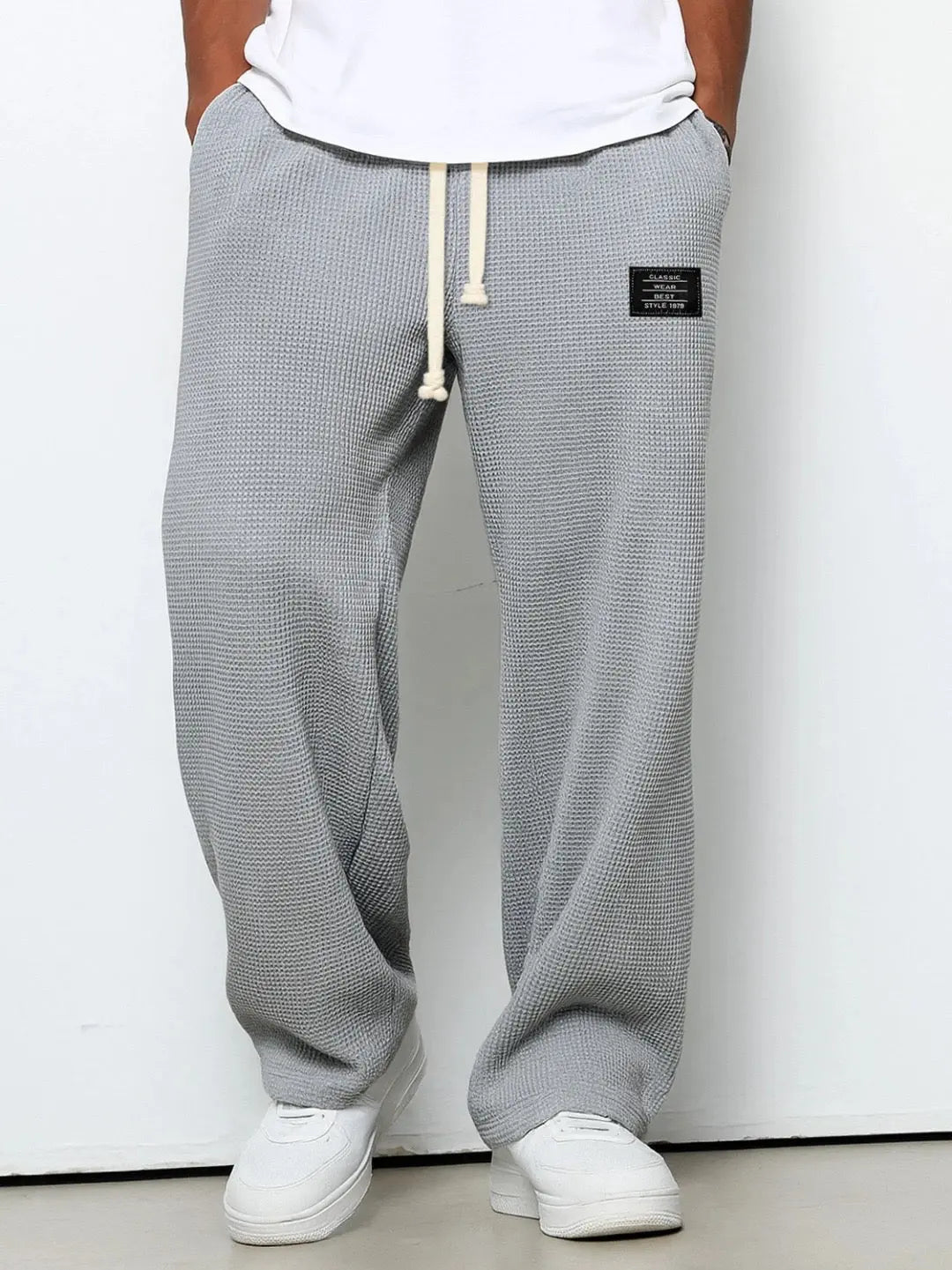 MANSSINO™ | Men's Woven Wide-Leg Drawstring Trousers