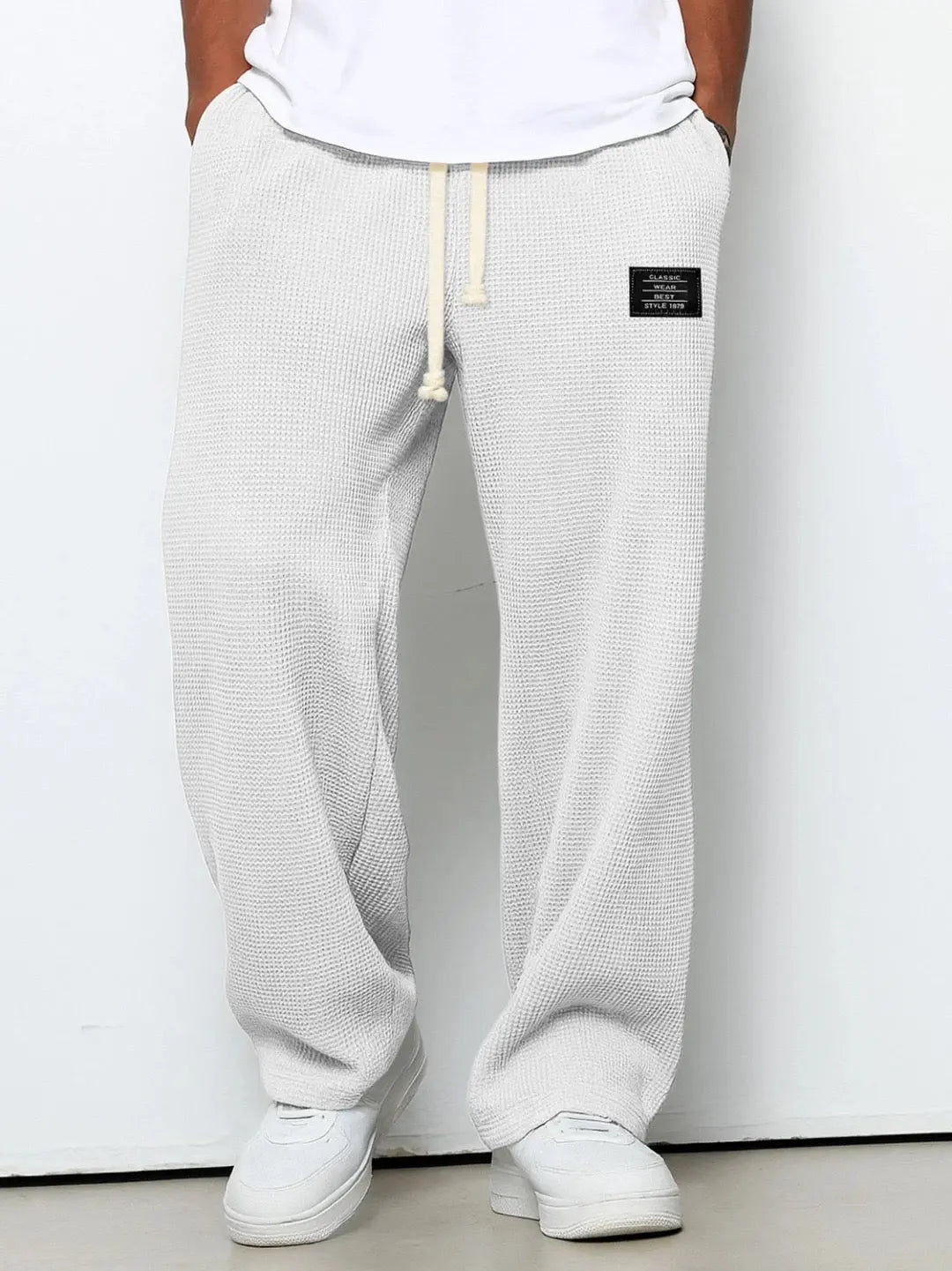 MANSSINO™ | Men's Woven Wide-Leg Drawstring Trousers