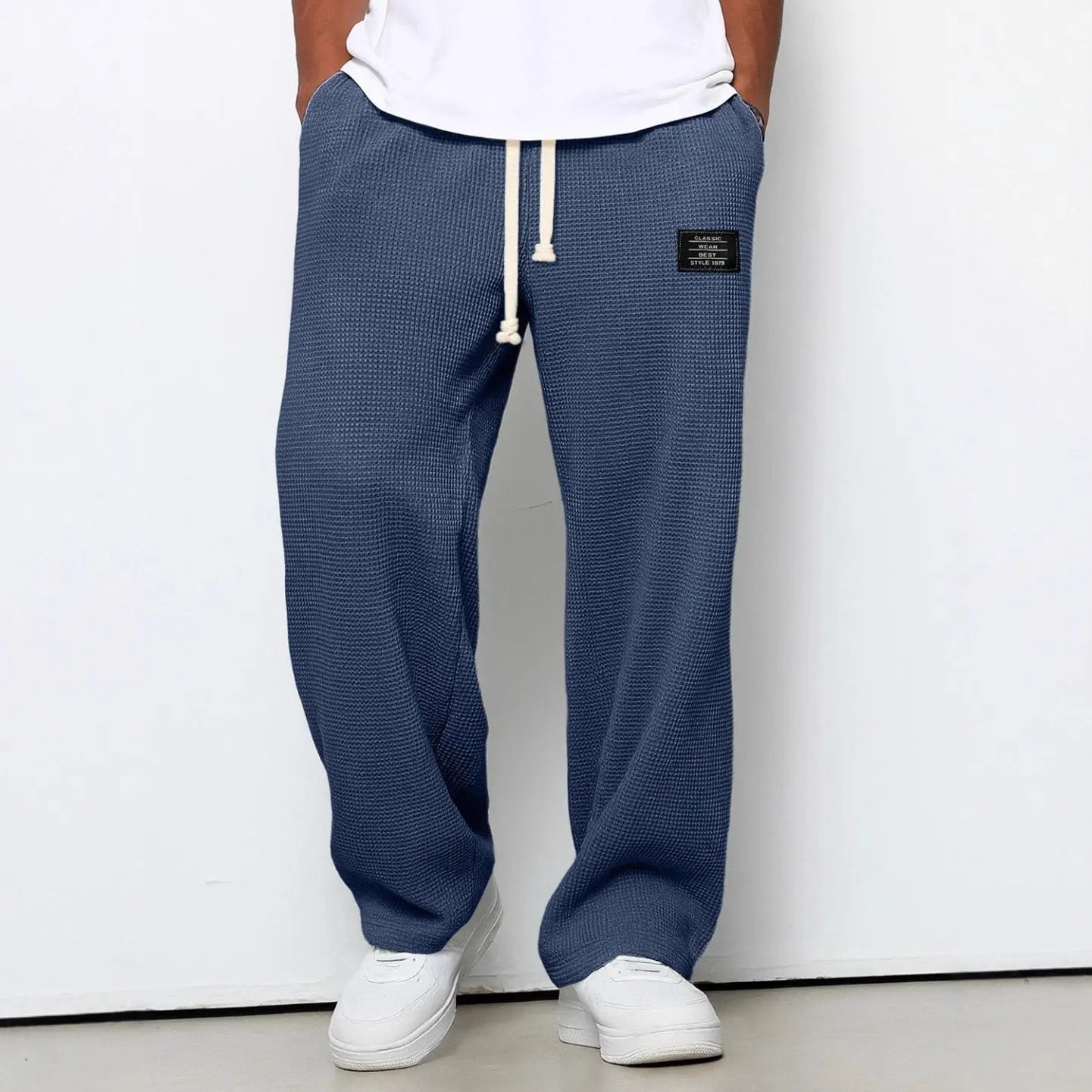 MANSSINO™ | Men's Woven Wide-Leg Drawstring Trousers
