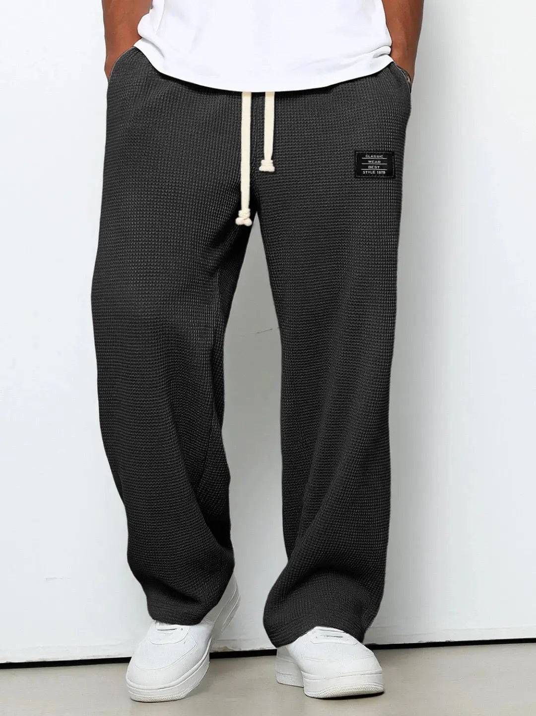 MANSSINO™ | Men's Woven Wide-Leg Drawstring Trousers