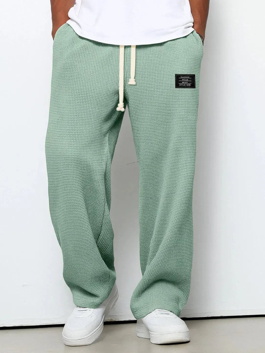 MANSSINO™ | Men's Woven Wide-Leg Drawstring Trousers